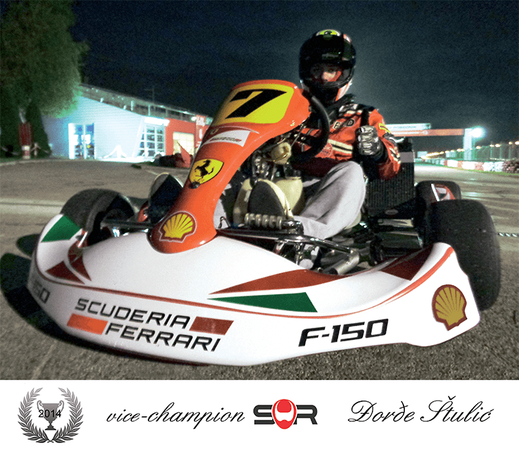 Djordje Stulic - Racing karts Vice-Champion 2014.